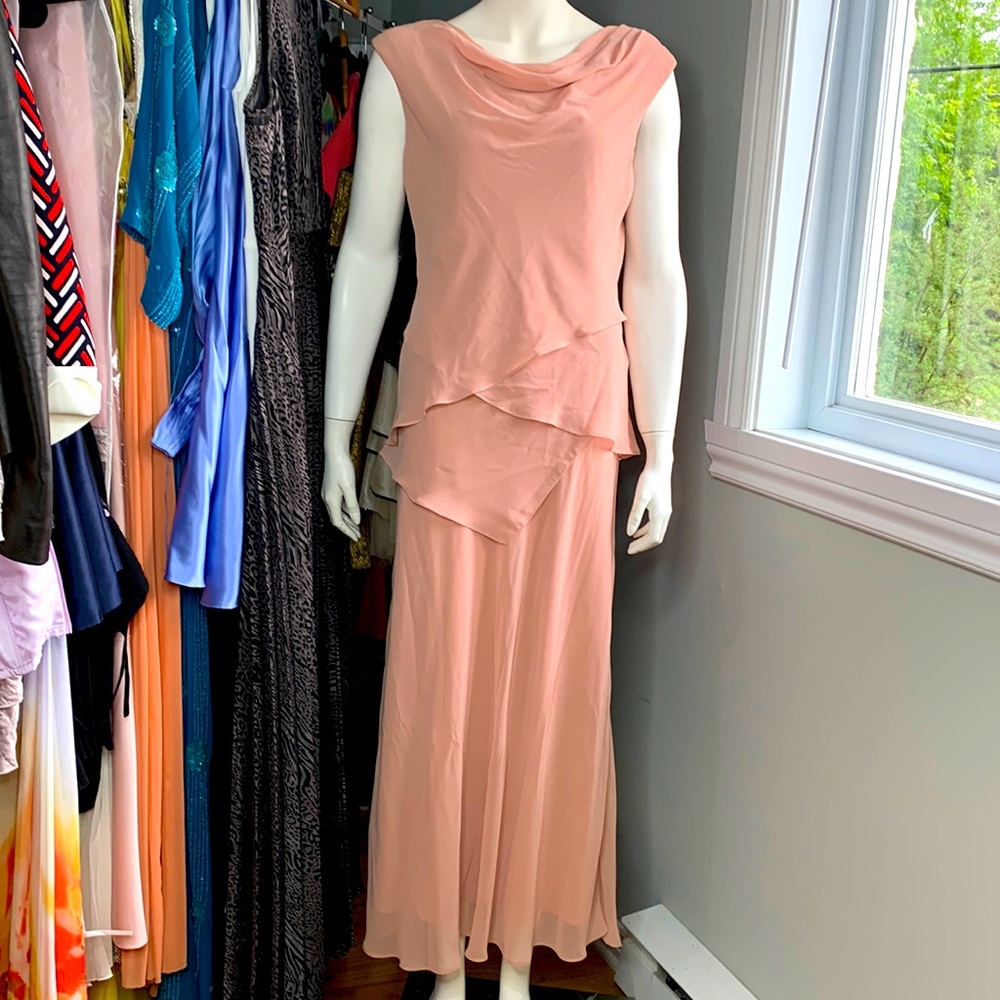 Patra formal evening Pink Full length dress gown size 12 US
